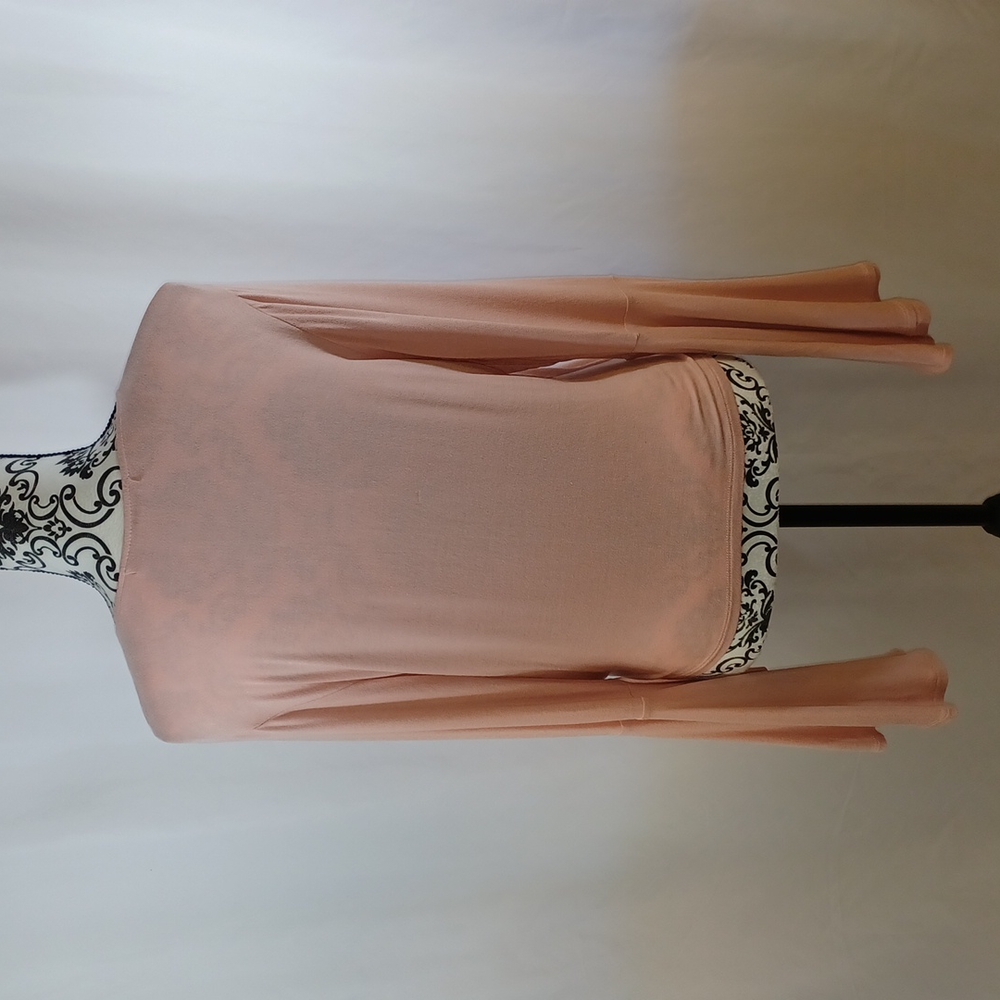 American Rag Juniors' Tie-Front Bell-Sleeve Crop Top - Picture 6 of 6